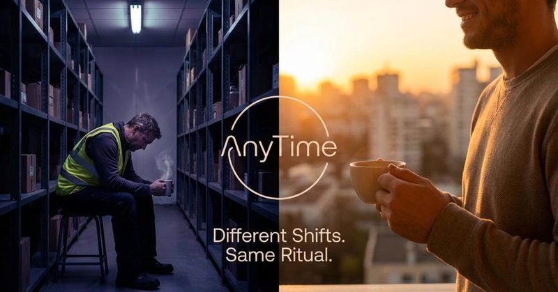 AnyTime — different shifts, same ritual