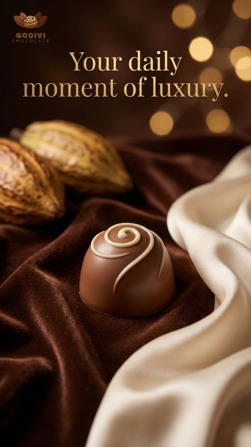 Godivi chocolate moment of luxury