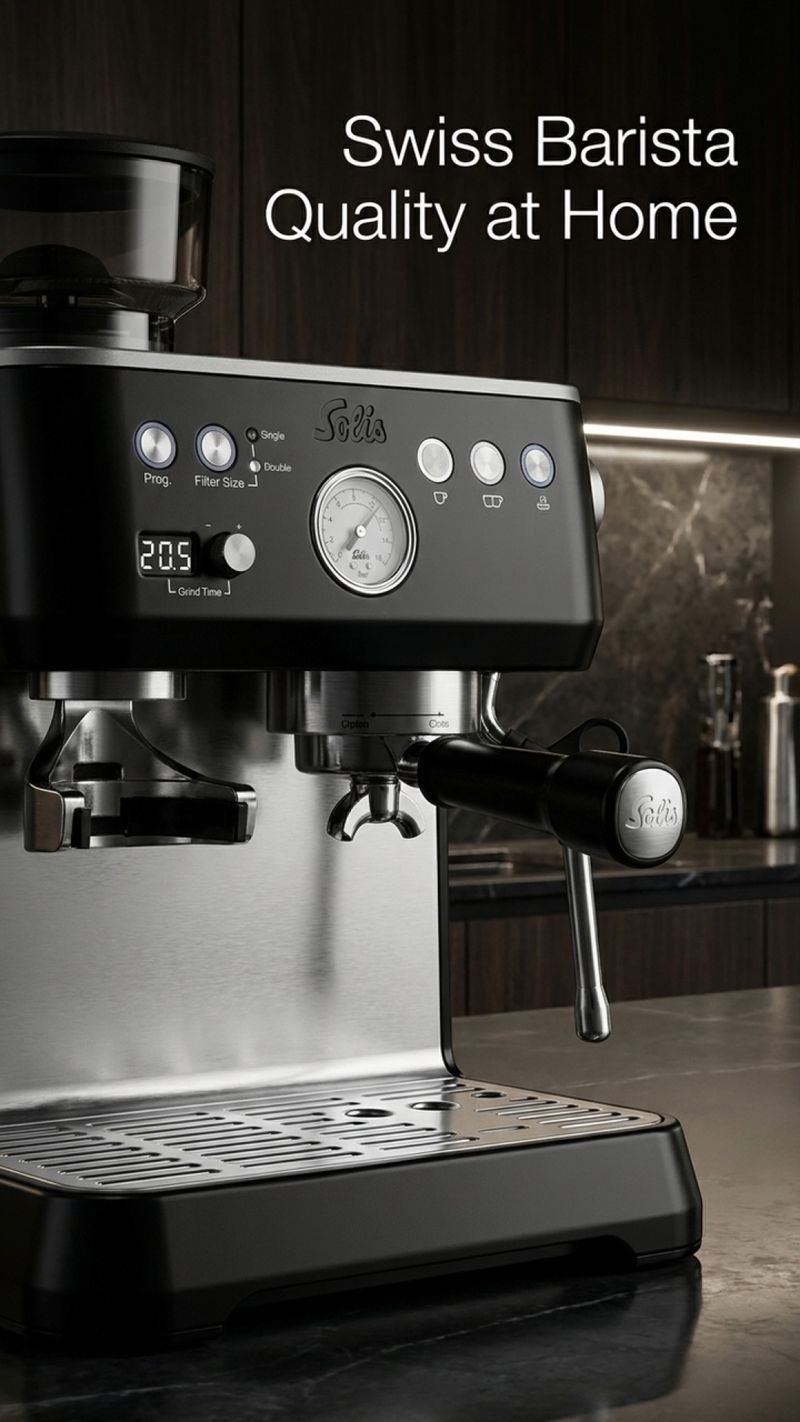 Swiss Barista espresso machine at home