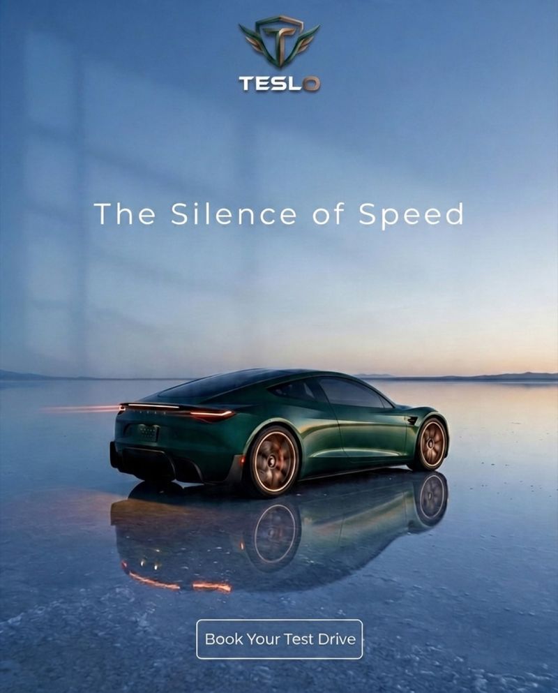 Teslo EV ad — Book Your Test Drive