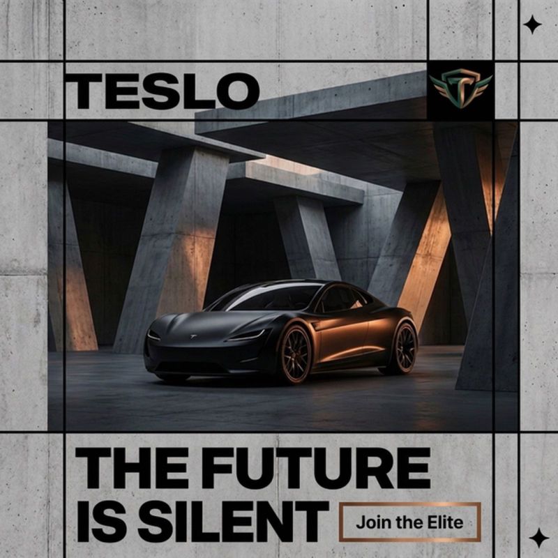 Teslo EV ad — Join the Elite