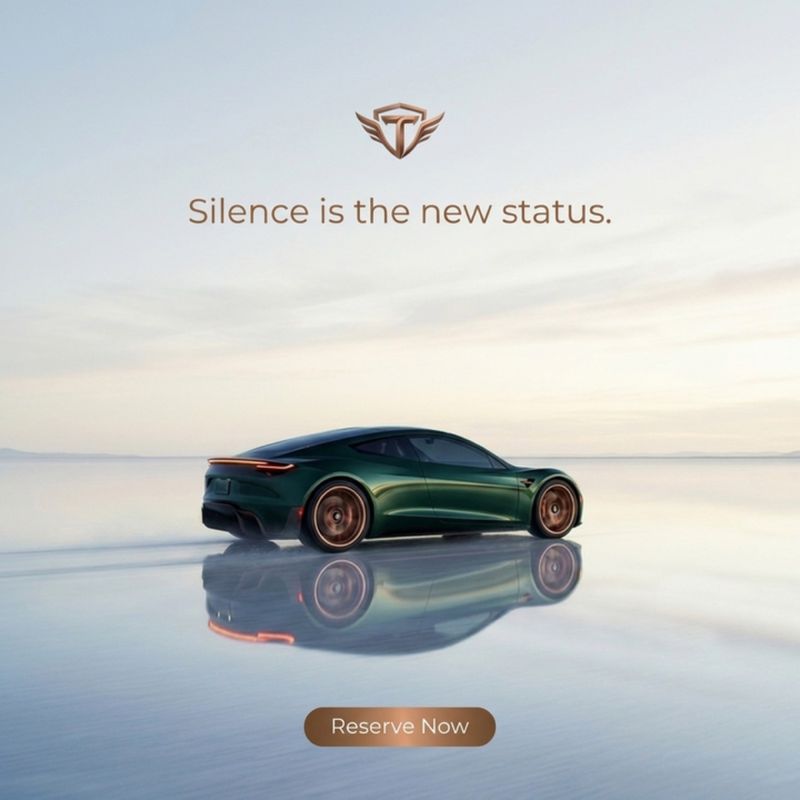 Teslo EV ad — Reserve Now