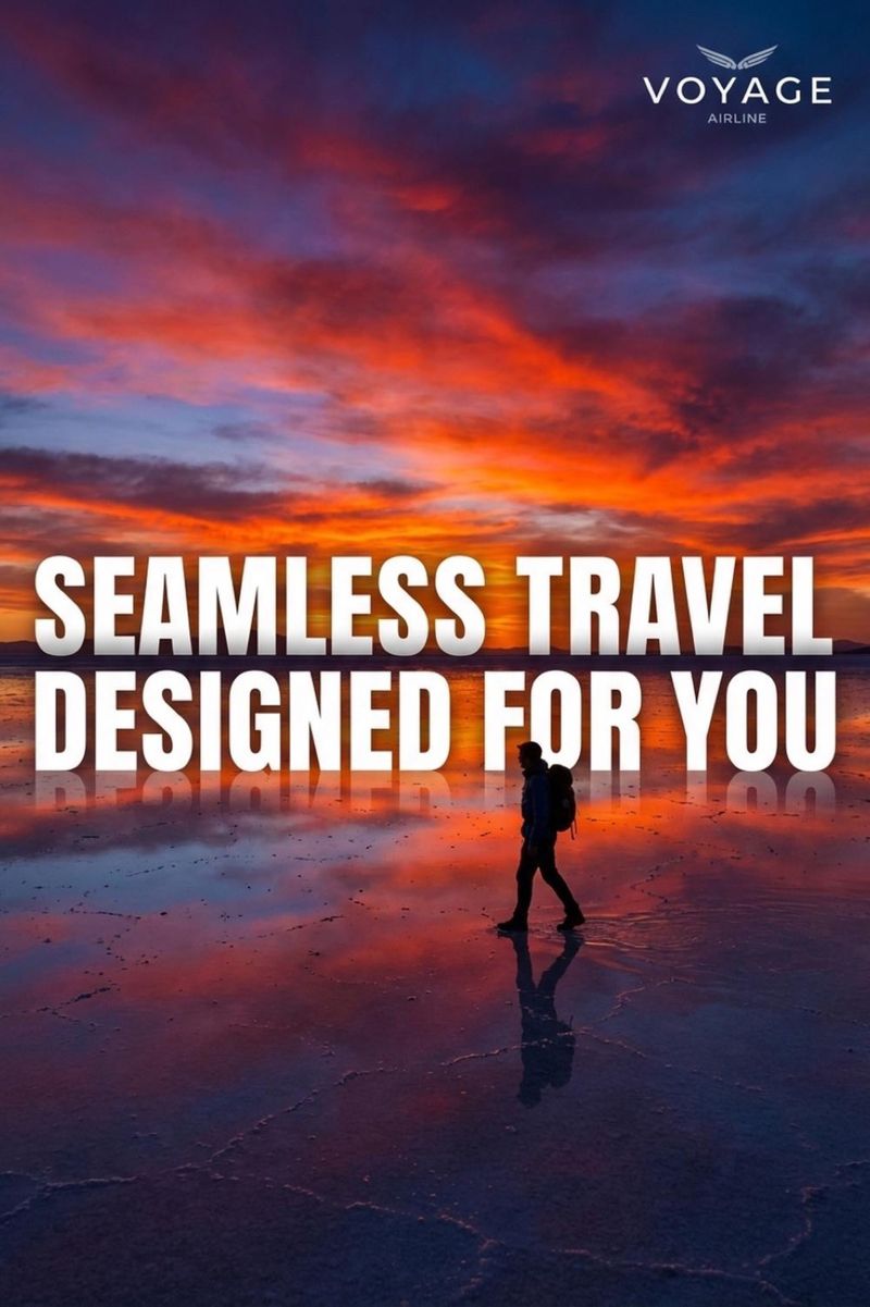 Voyage seamless travel sunset