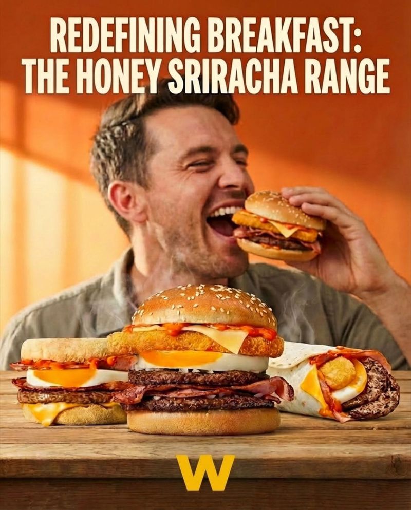 W Burger honey sriracha range